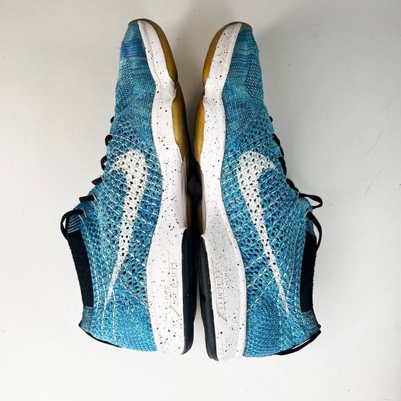 Nike Flyknit Zoom Agility Running Sneakers Shoes Blue Turquoise Women 9 - Picture 5 of 14